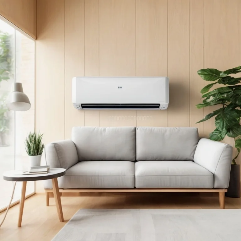 Smartphone mit Klimaanlagen-App